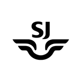 SJs logotyp - Handla tågresor hos SJ med rabatt genom Seiva