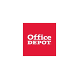 Office Depots logotyp - Rabatt på kontorsmaterial hos Office Depot genom Seiva.